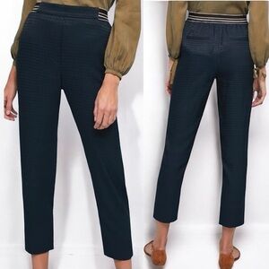 🌻Anthropologie The Essential Sporty Blue Viscose Trousers Size Medium